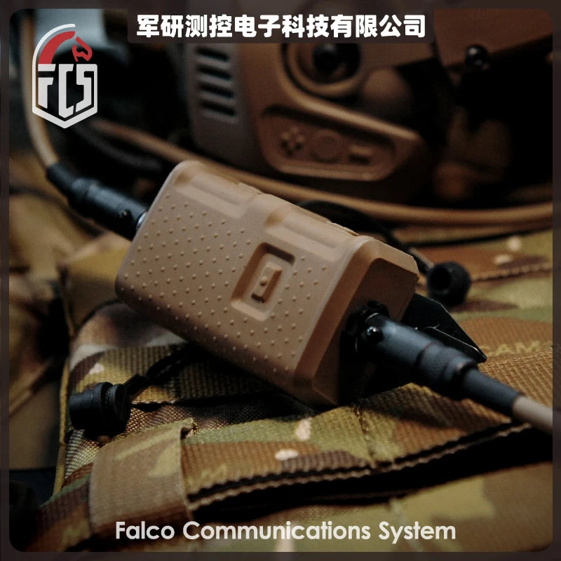 FCS-TACTICAL V20 PTT Single Communication Channels for AMP Headset and PRC148 152 Radios