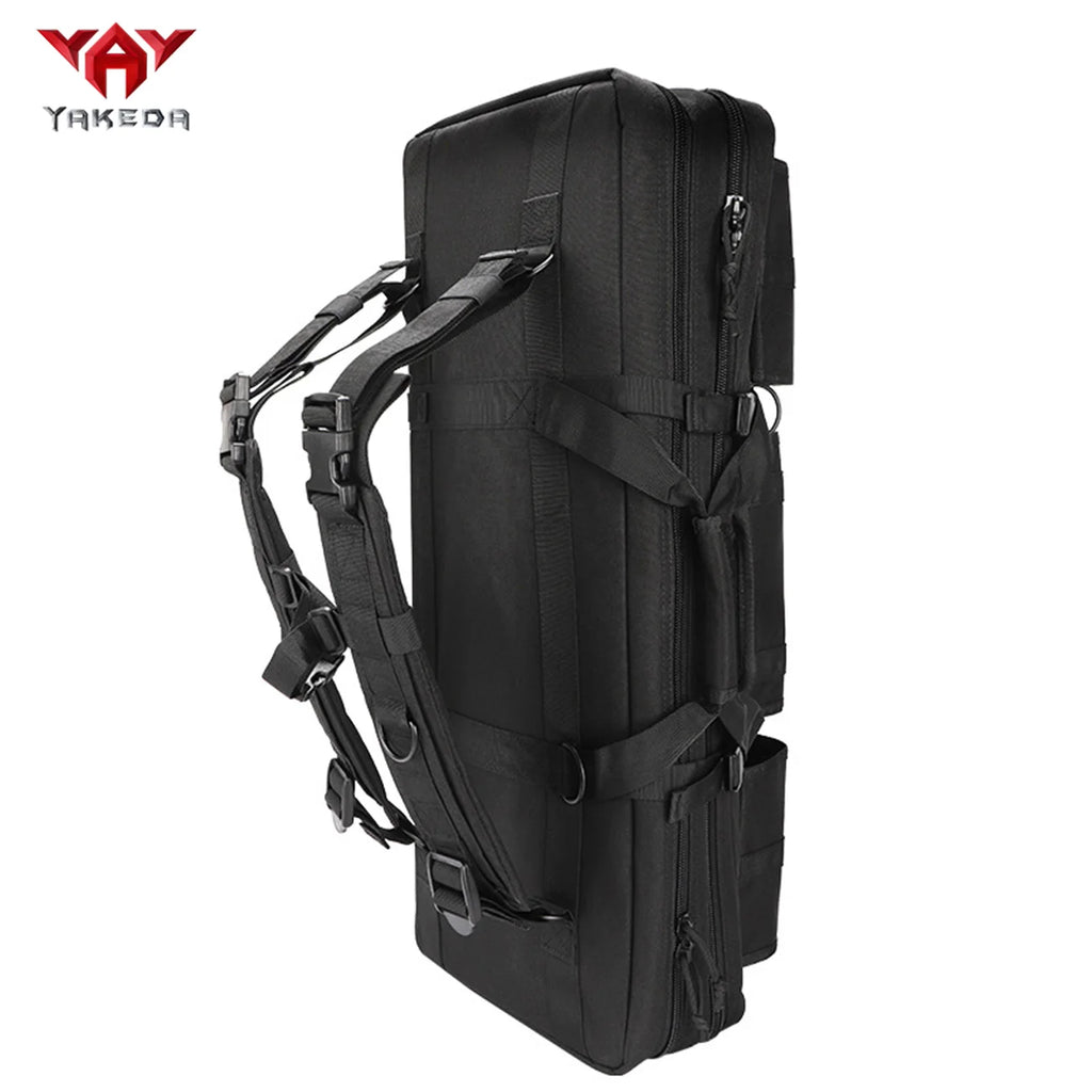 YAKEDA Outdoor Sports Multi functional Waterproof Fishing Backpack Camouflage Large Capacity Bag