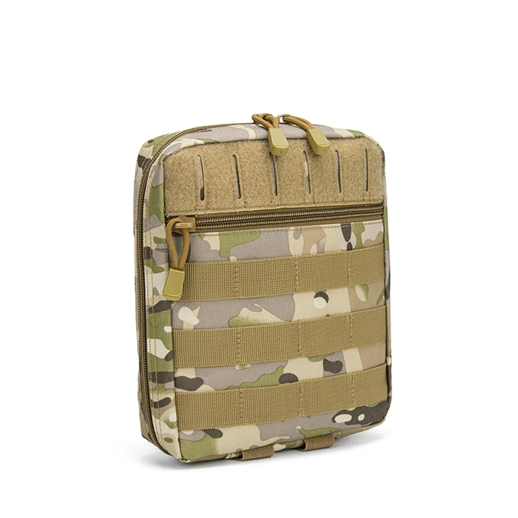 MOLLE Pouch, Tactical Admin Pouch Belt EDC Tool Organizer Zippered Utility Waist Pack