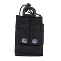 Durable Molle Radio Walkie Talkie Holder Interphone Hanging Bag Pocket For Hunting Camping Hiking Outdoor Activities Use