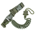 Multi-purpose Spring Lanyard Outdoor Wear-Resistant Elastic Key Chain Safety Rope Anti Loss Military Tactical Lanyard
