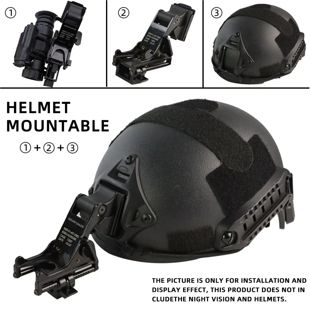 NVG PVS-14 PVS-7 Night Vision Monocular Night vision Helmet Holder Bracket MICH FAST M88 Helmet Mount Kit For Rhino