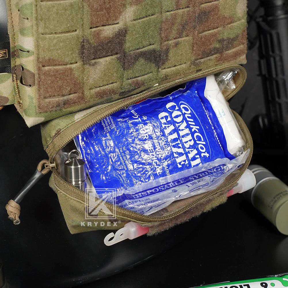 KRYDEX Tactical Mini Dangler Dump Drop Pouch Fanny Pack Tool Storage Bag for JPC CPC LBT D3CR MK3 MK4 Chest Rig Vest Accessories