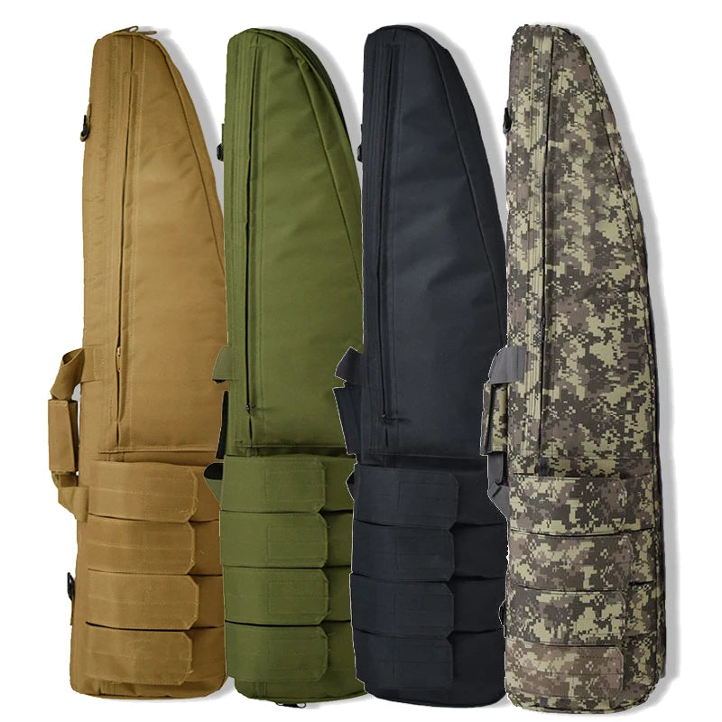 70CM 98CM 118CM Tactical Gun Storage Bag Outdoor Shooting Hunting Carrying Box Long Gun Shoulder Pad Bag