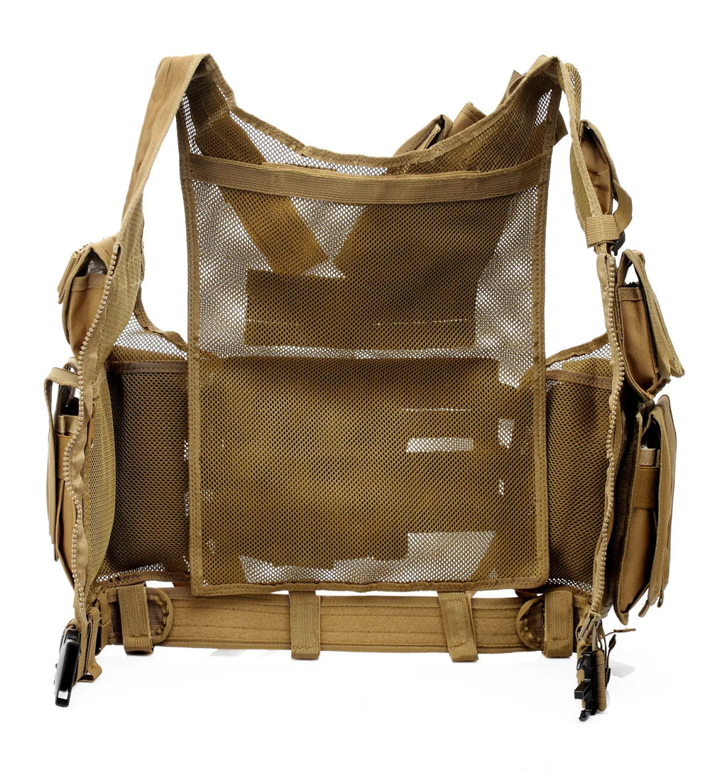 Multi-Pocket Tactical Vest Jungle Combat Protection Vests Security Hunting Outdoor CS Game Airsoft Training Jacket