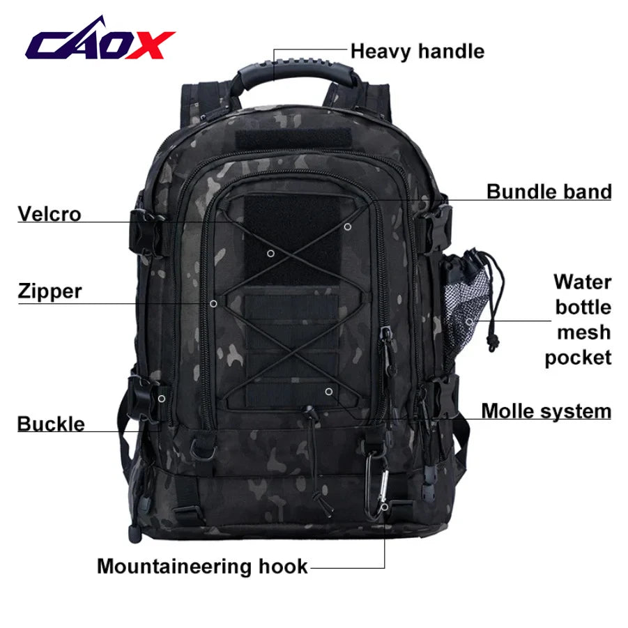 Tactical Backpack Military Army Daypack Assault Pack for Men Molle Backpacks Bug Out Bag 3 Day Pack for Hiking Camping Travel