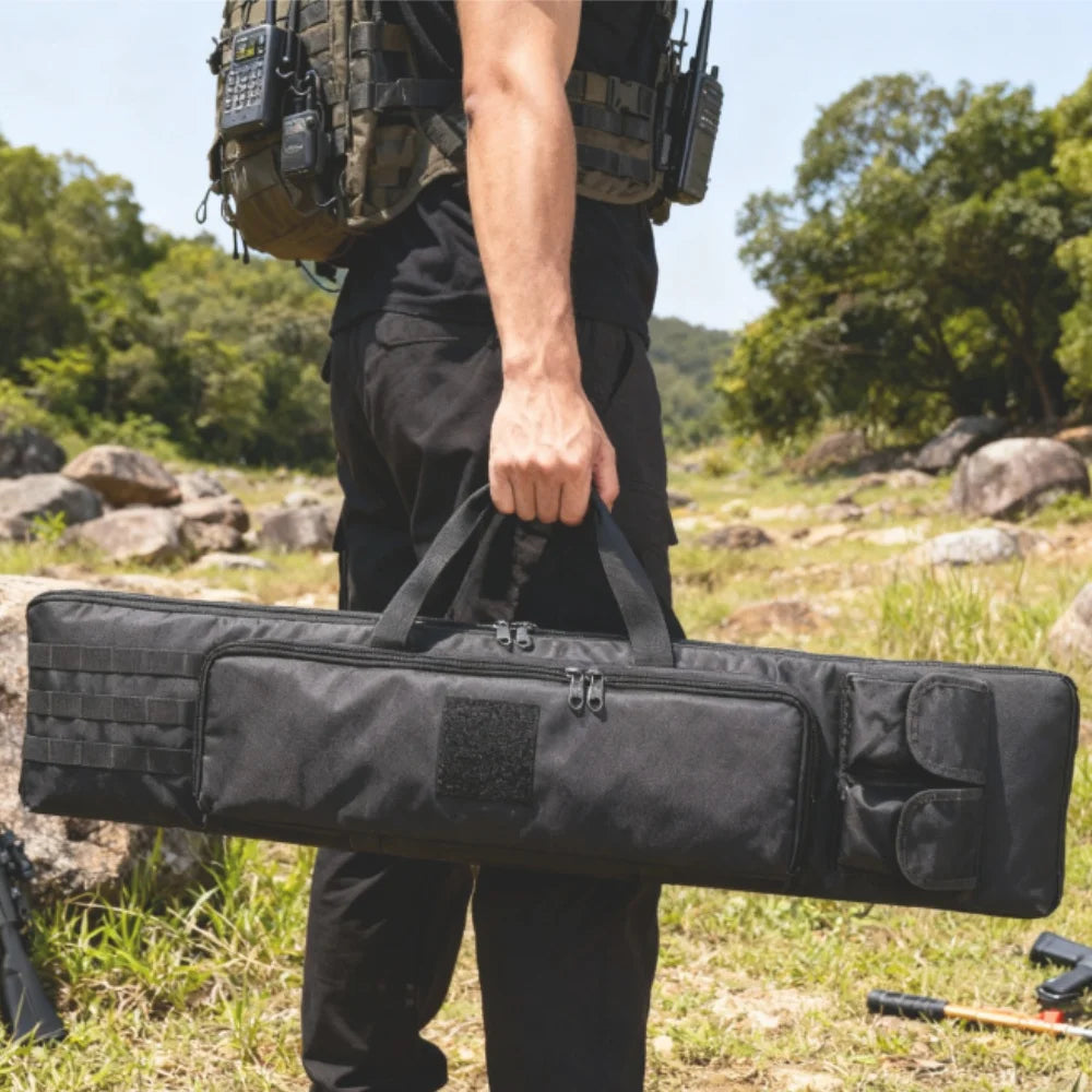 Molle System Gun Bags, Tactical Rifle Case, Shooting Carry, Outdoor Handbags for Hunting Accessories