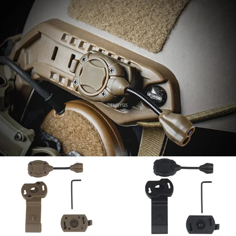 Tactical Helmet Light 3 Modes LED Flashlight Multifunctional Energy Saving Outdoor Night Lighting for Laser Hunting Helmets Lamp