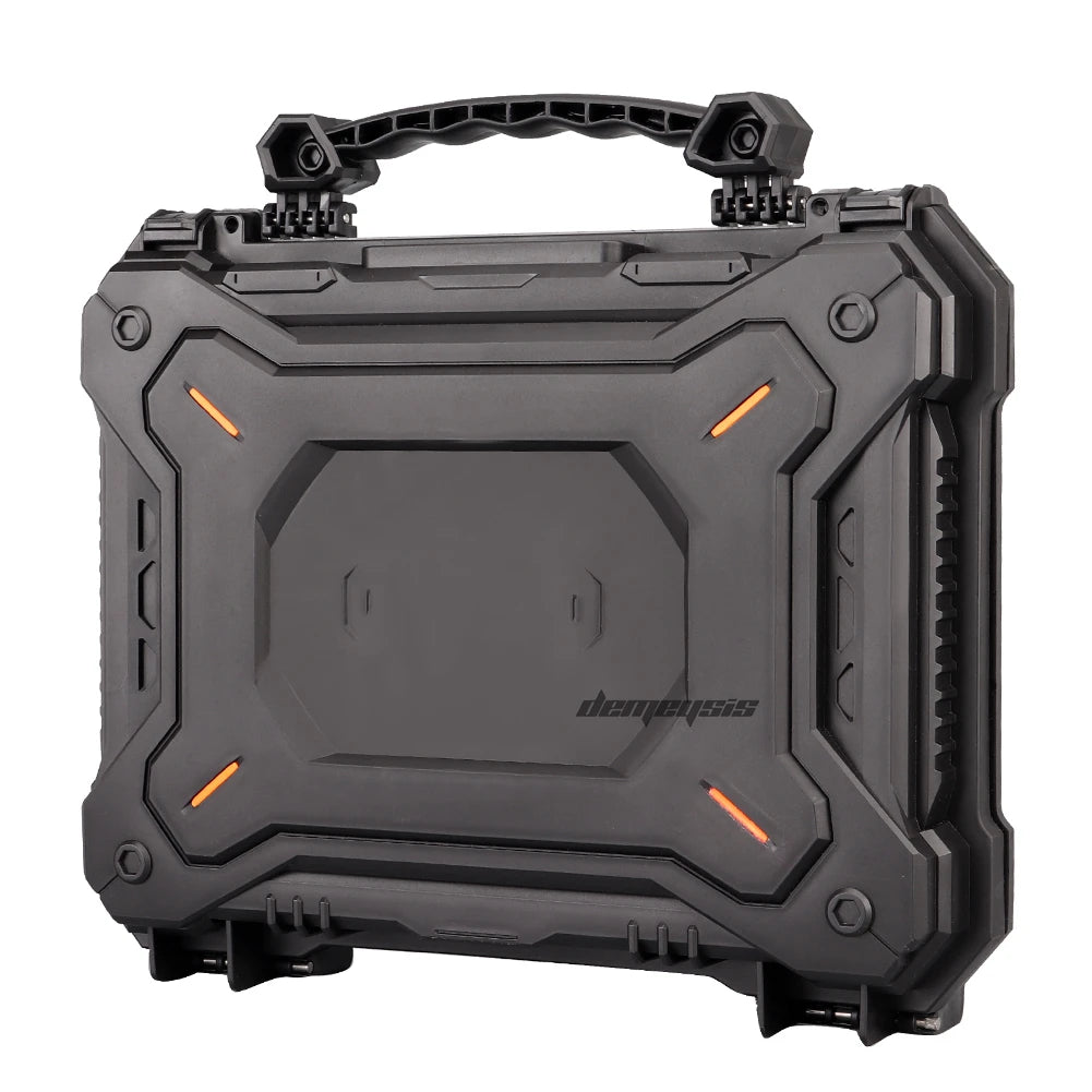 Tactical Portable Hard Gun Case Waterproof  Hunting Tool Box Camera Protective Case Equipment Storage Box with Foam Padded