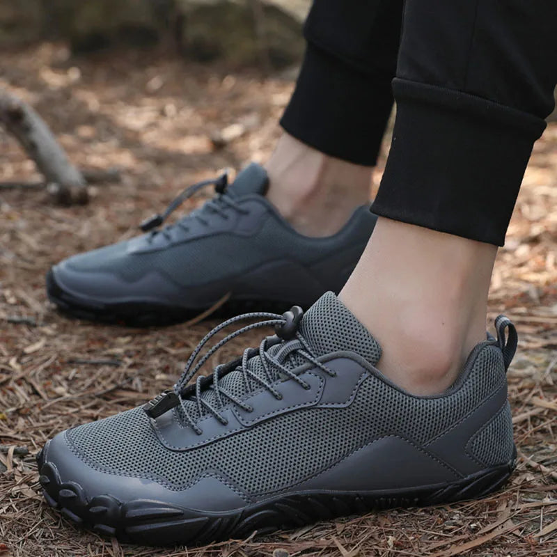 Men and Women Trail Running Barefoot Shoes Five Finger Walking Shoes Outdoor Breathable Quick Dry Men's Trekking Shoes Sneaker