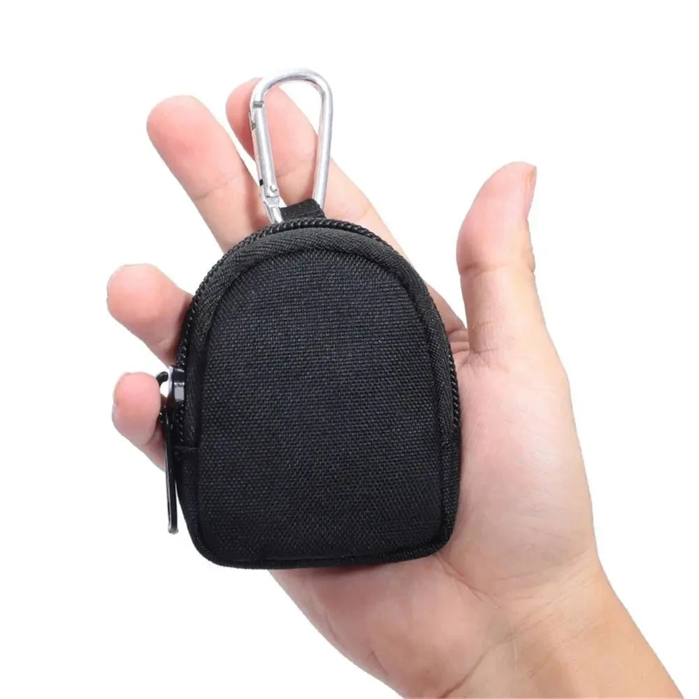 Tactical EDC Key Wallet Pouch Men Coin Purse Zipper Keychain Holder Compact Outdoor Utility Organizer Bag