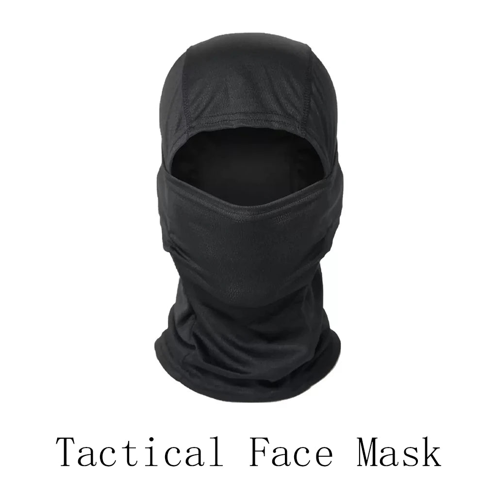 Military Tactical Helmet Set - Multi-Lens Goggles & Full Face Mask, Riot Airsoft CS Protective Gear for Outdoor Sports