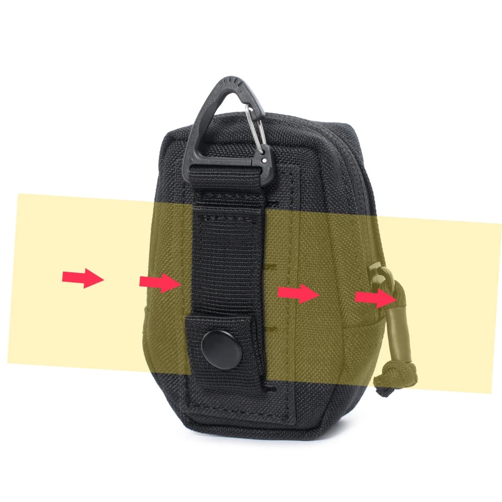 Universal Waist Pockets Outdoor Hunting Bag Nylon Quick Out Tactical Molle Handcuff Case Pouch Tool Key Phone Holder Bag