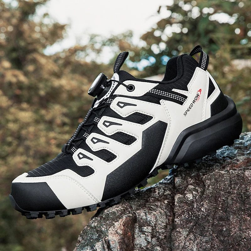 Men's Hiking Shoes Suede Leather Outdoor Shoes Wear-resistant Men Trekking Walking Hunting Tactical Sneakers