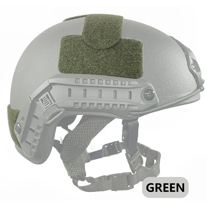 FAST Helmet Stickersfor Tactical Helmet Patches Hook and Loop Fastener Sticky Accessories No Hole Version