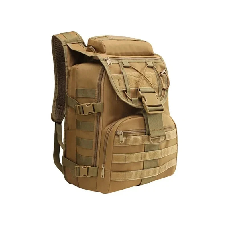 Men's outdoor backpack, camping, hunting, hiking, sports, green, men's travel outdoor camping Safari Hiking camping backpack
