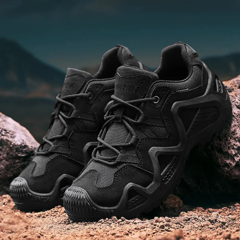 Big Size 46 Trekking Hiking Shoes Men Casual Sport Shoes Mesh Sneakers Outdoor Wear-resistant Climbing Hunting Sneaker
