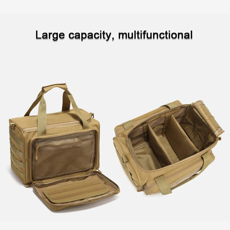 Tactical Short Gun Bag Waterproof Shoulder Bag Tactical Accessories Training Shooting Range Shooting Equipment Bag
