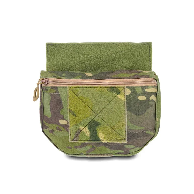 Tactical Drop Dangler Hanging Pouch Multicam EDC JPC CPC FCPC Airsoft Chest Rig Abdominal Pouch Vest Expansion Storage Bag