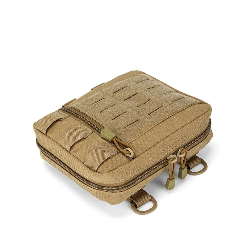 Tactical Molle Admin Pouch Multi-Purpose Laser-Cut Utility Pouch Modular EMT EDC Organizer Tool Pouch Bag