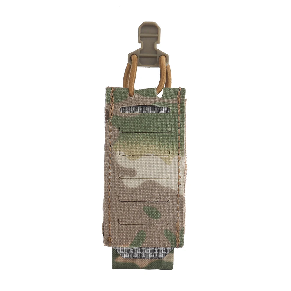 OPHIDIANTAC Quick Pull MOLLE Mount Elastic Magazine Holder Clip Flexible 9MM Mag Pouch for Plate Carrier