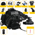 Tactical Helmet Set COD Full Set of Protective Equipment with NVG Model Light Stick Signal Light Headphones for CS Field Cosplay
