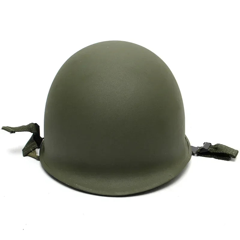 WW2 M1 Steel Helmet Replica Tactical Hunting Airsoft Outdoor Sports Cosplay Paintball Safe Helmet Protection Accessory