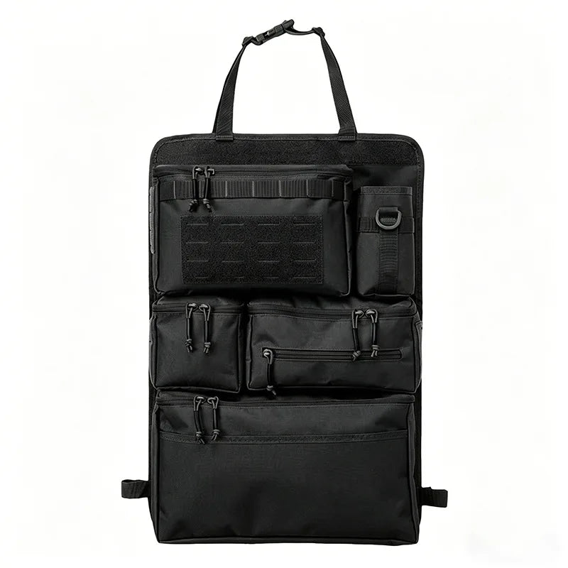 Oxford Tactical Storage Bag for Car Rear Seat Multifunctional Luggage Organizer Storage Bag Hanging Rear Seat Bag for Outdoor