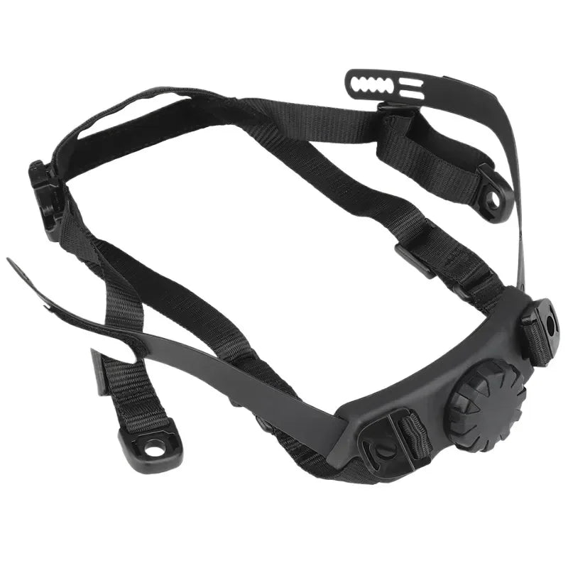 Tactical Helmet with Quick-Adjust Suspension System and Internal Locking Strap Compatible with FAST Helmet Models