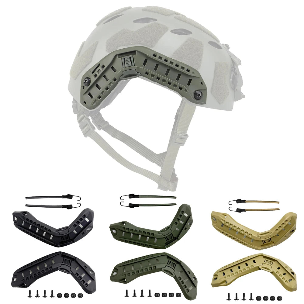 Tactical FAST Helmet Side Guide Rail ARC Helmet Mount Rail Hunting Airsoft FAST Helmet Accessories