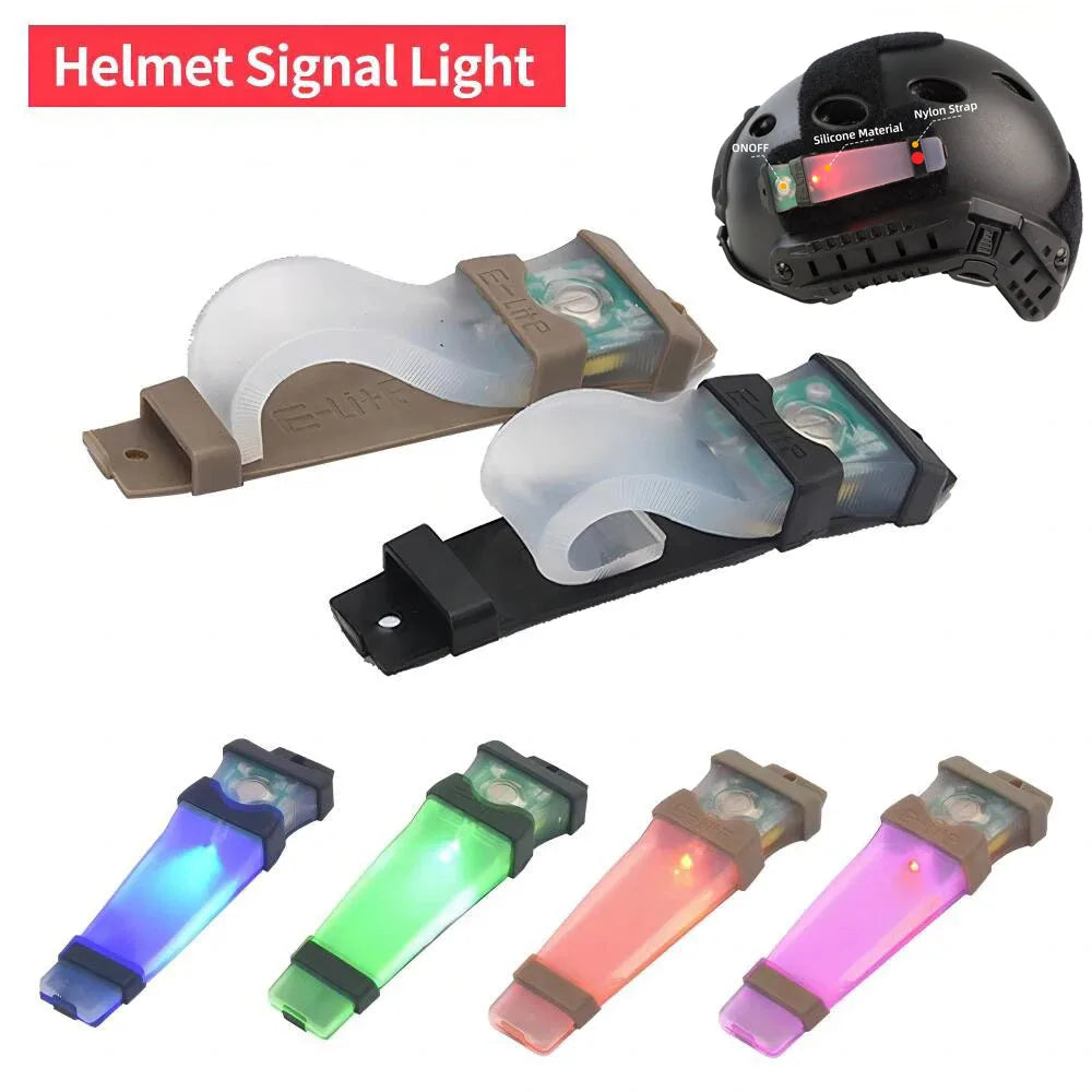 Tactical FMA Helmet Safety Flashing Light IR Strobe Waterproof Outdoor Survival Signal Light Hiking Identification Marker Lamp