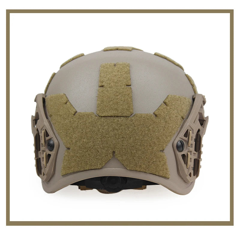 Aramid Ultra High Molecular Weight Ballistic Helmet Sandy