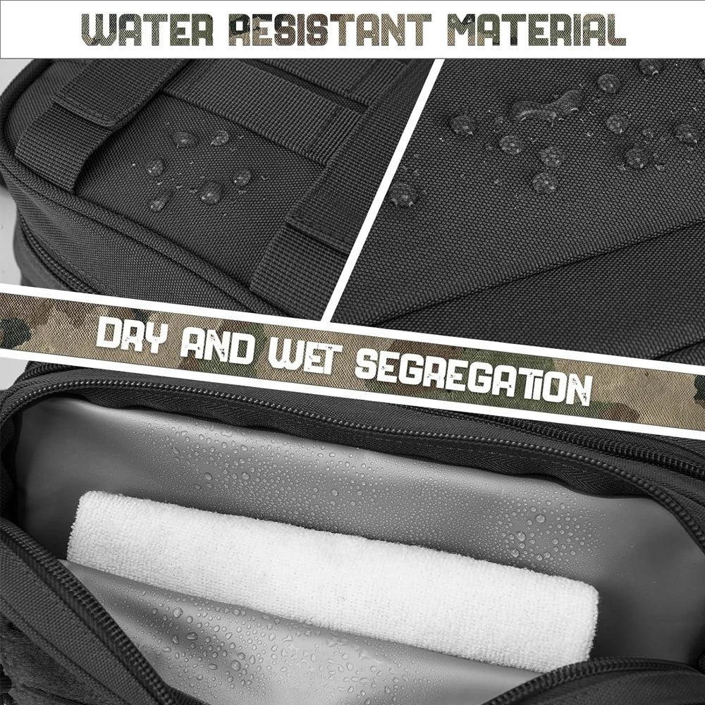 Tactical Molle Pouches Outdoor Toiletry Bag For Men Hygiene Bag EDC Tool Small Dopp Kit Mens Shaving Kit Travel Shower Bags