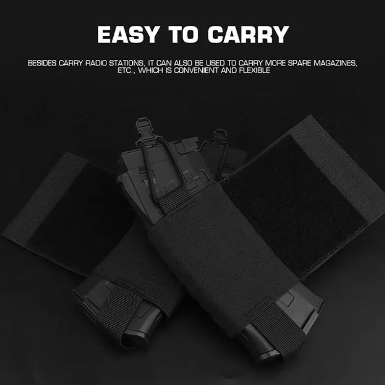 Hunting Vest Wingman V2 Ferro Style Elastic Radios Holder Bag Magazine Pouch FCPC V5 Airsoft Hunting Equipment Radio Side Pack