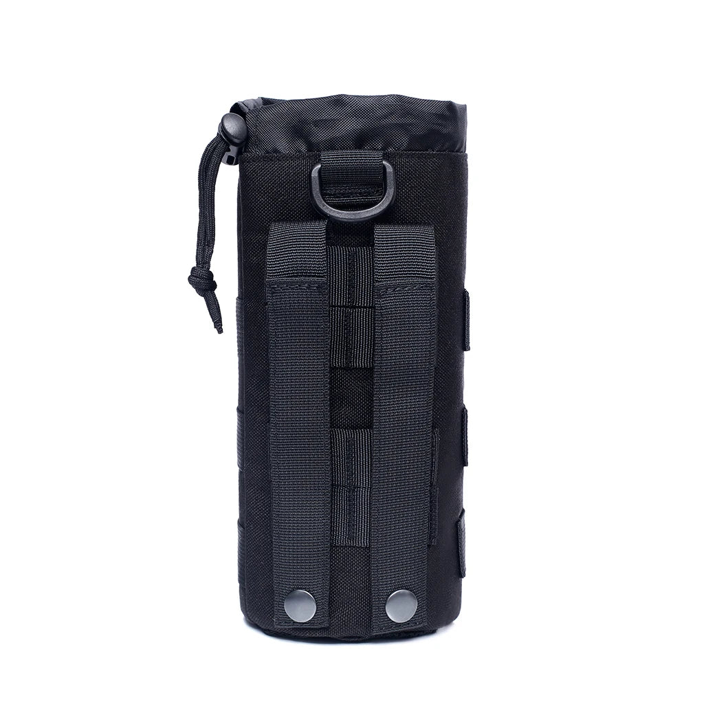 Tactical Molle Water Bottle Bag,Nylon Kettle Pouch,Canteen Holder,Drawstring Pouch Bag ,Camping Cycling,Outdoor Hunting,Hiking