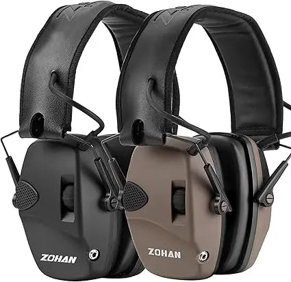 ZOHAN Tactical Earmuff Electronic Anti-noise Headphone Hearing Protection Headset Active Headphones For Shooting 2 Pack Hot Sale