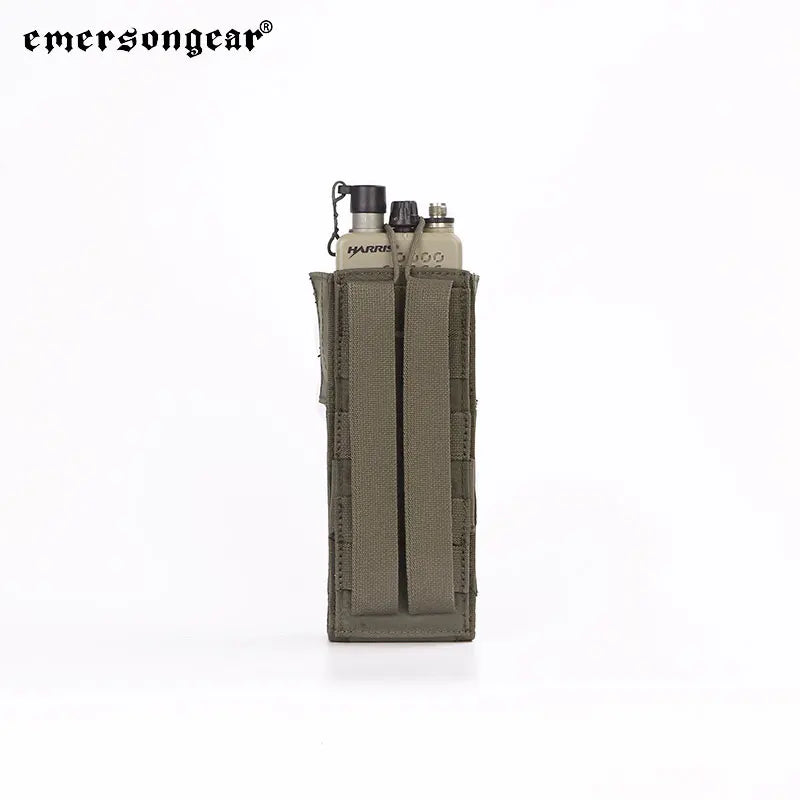Emersong PRC148/152 Radio Pouch Walkie Talkie Holder Waist Bag Molle Pocket W/ Release Airsoft Hunting Outdoor Nylon