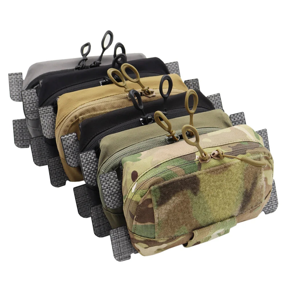 Tactical FCPC Vest Molle Adapt Admin Panel Pouch Chest Expansion Bag Map Pouch Hunting Vest Plate Carrier EDC Bag