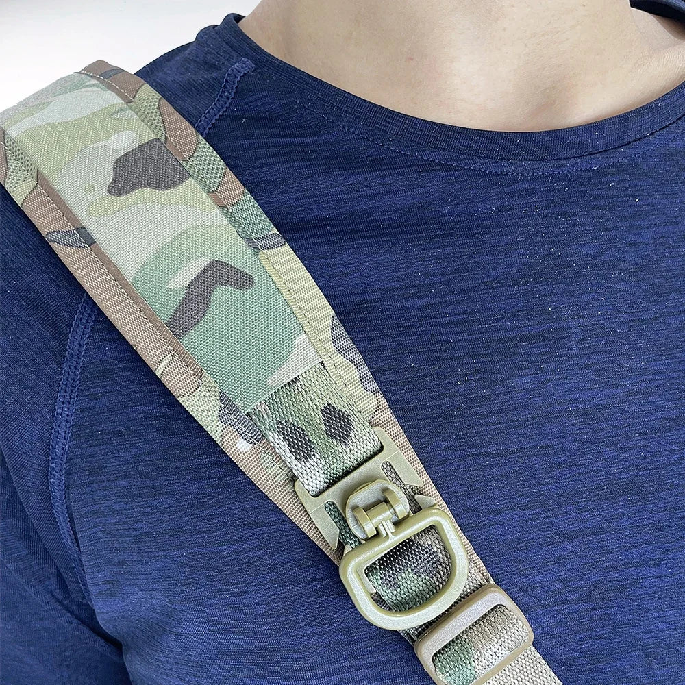 Tactical Rifle Strap Sling Modular Strap Removable 2 Point/1 Point 2.25" Padded Shooting Shoulder Straps Hunting Accessories