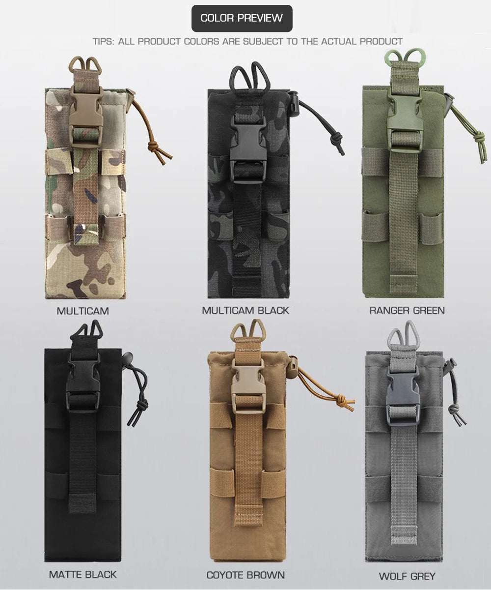 Radio Pouch Walkie-Talkie Bag PRC 152 Drop-down Radios Outdoor Tool MOLLE Belt Pouches for Hunting Vest Plate Carrier