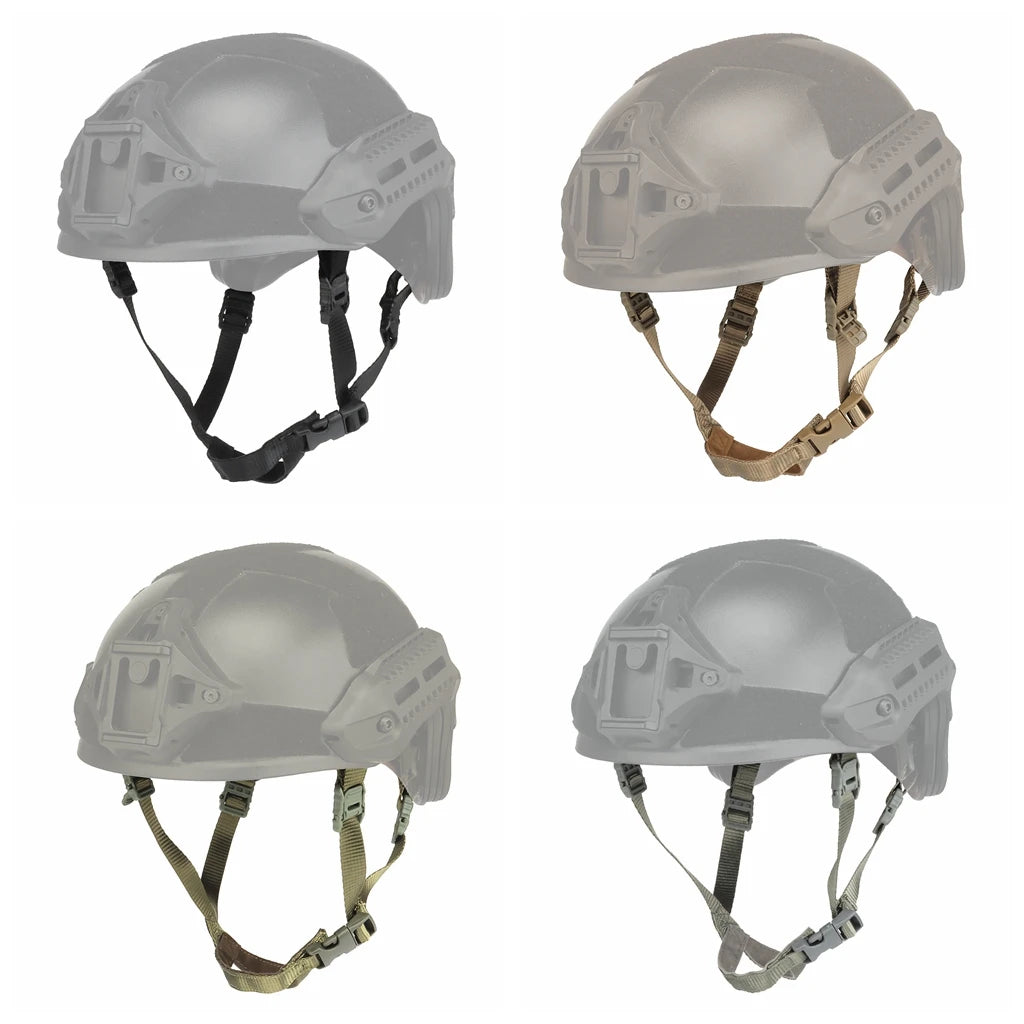 Helmet Chin Strap MK Helmet Belt Adjustable 4 Points Chin Strap MK Fast Helmets Retention System Strap Helmet Accessory
