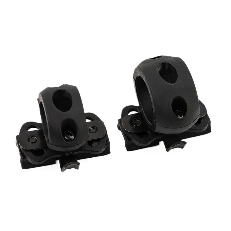 Tactical Helmet Side Rail Flashlight Mount Clip for Fast Attachment Compatible with MICH Advanced Combat Helmet Field Use
