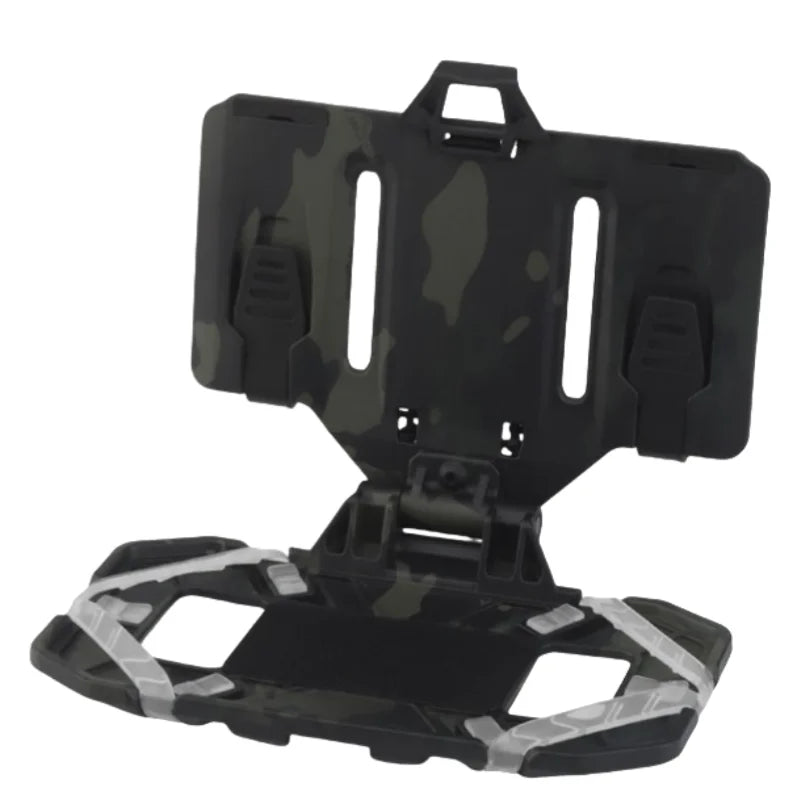 Ultralight MOLLE Navigation Panel - Foldable Front Mount for Maps & Smartphones (Field-Ready)