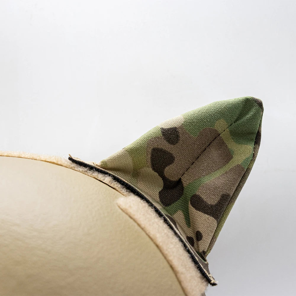 Tactical Helmet Patch Airsoft Fast Helmet Cat Ear Decoration Wargame Cosplay Accessories Outdoor Hunting Shooting Equipment