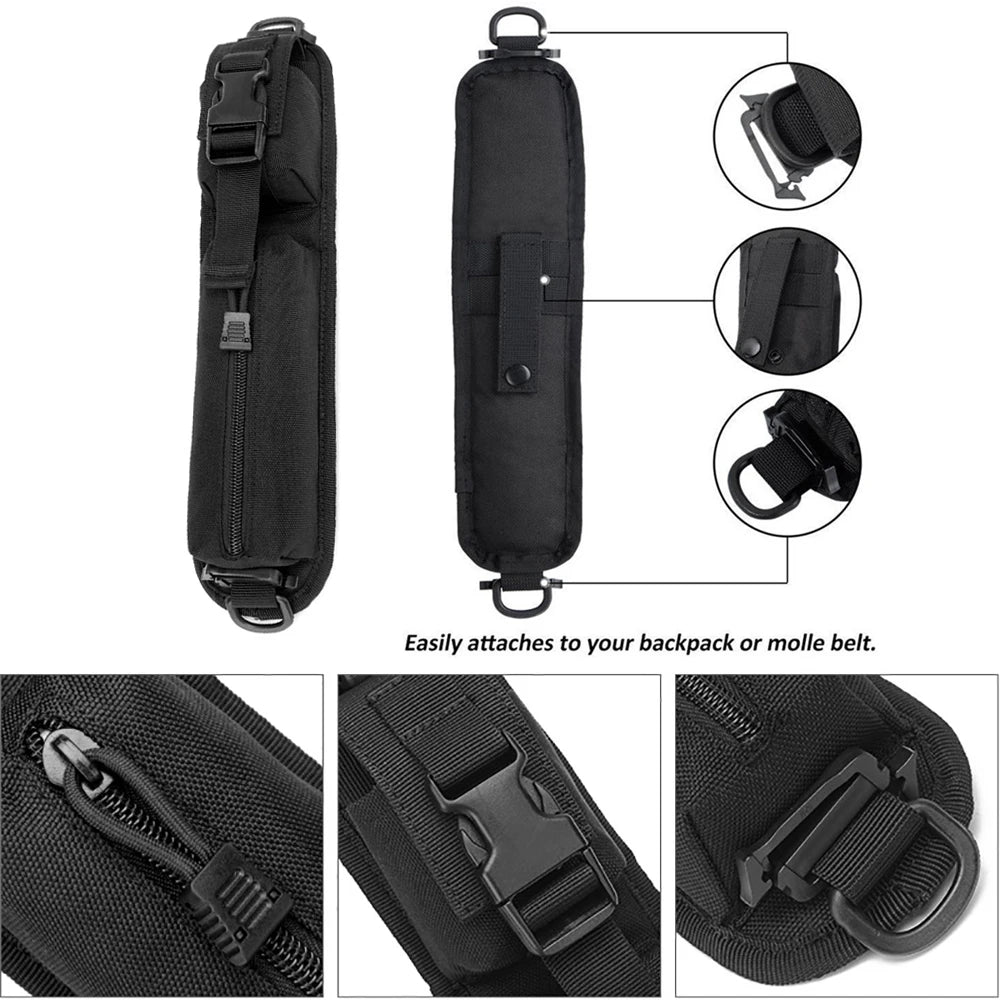 Tactical Shoulder Strap Sundries Bags for Backpack Accessory Pack Key Flashlight Pouch Molle Outdoor Camping EDC Kits Tools Bag