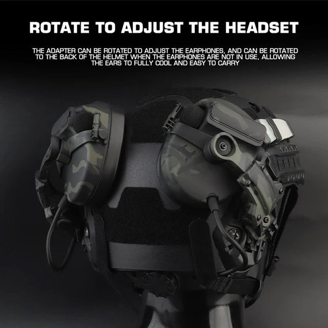 Tactical Helmet Hanging Bracket Adapter Side Rail Mount Adapter Headphone Hanging Bracket Adapter