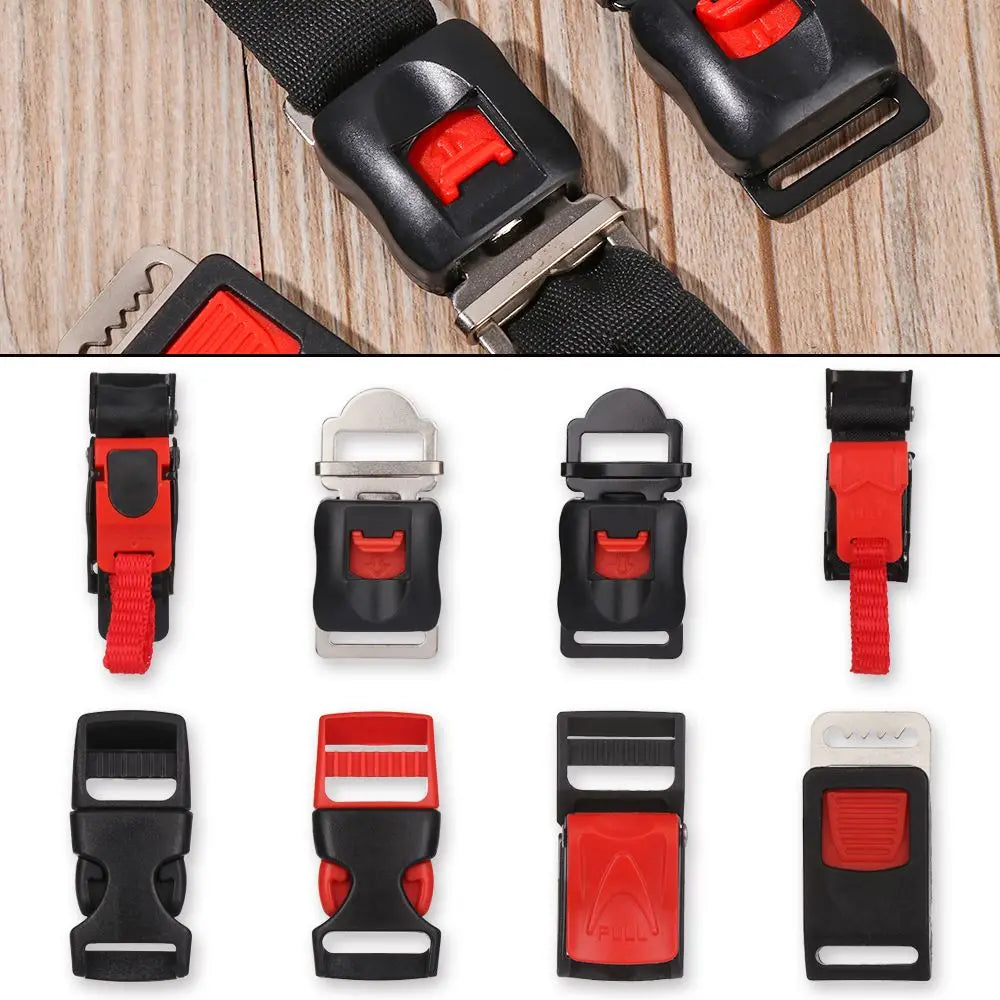 Flexible Clips Bicycle Helmets Buckle Speed Sewing Clip Motorcycle Helmet Buckles Motocross Chin Strap Motor Bike Accessories
