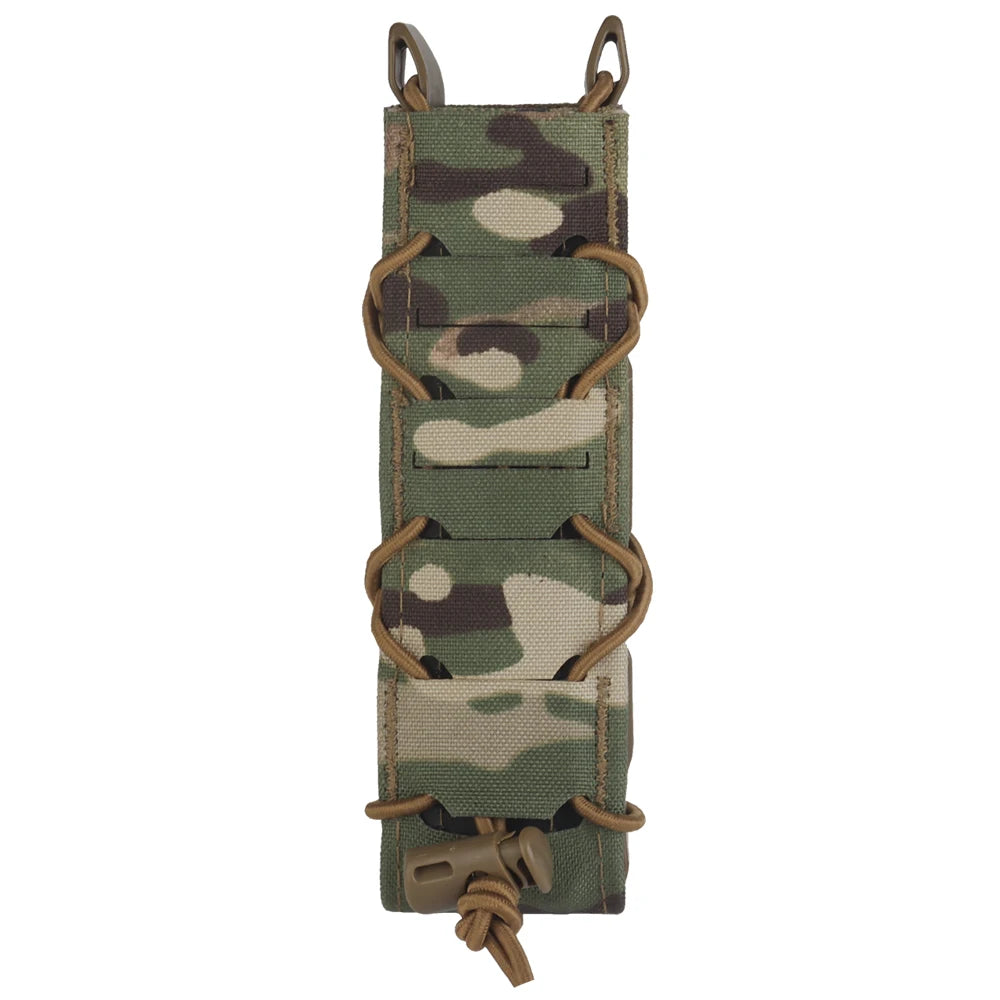 Tactical Magazine Pouch V2 Long Type For 9mm/MP5/MP7 Pistol Mag Holder Pouch Quick Release MOLLE Hunting Shooting Airsoft Gear