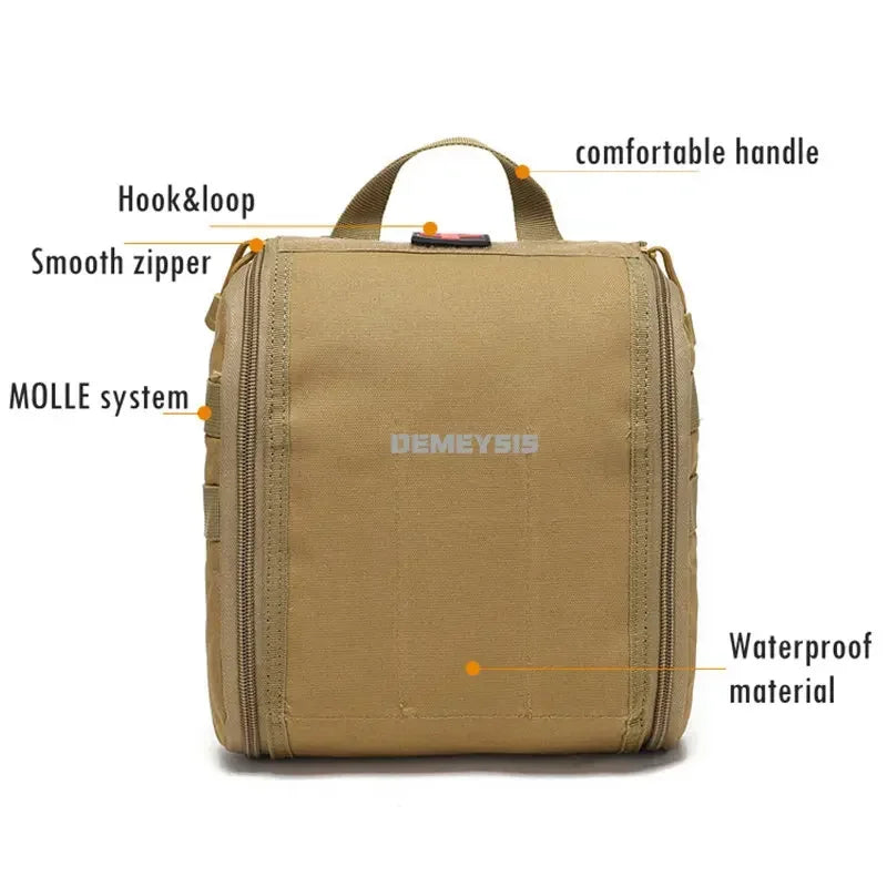 Tactical Molle Pouch EDC Bag Outdoor Hunting Combat Survival Utility Emergency Packs Hiking Sports First Aid Bags
