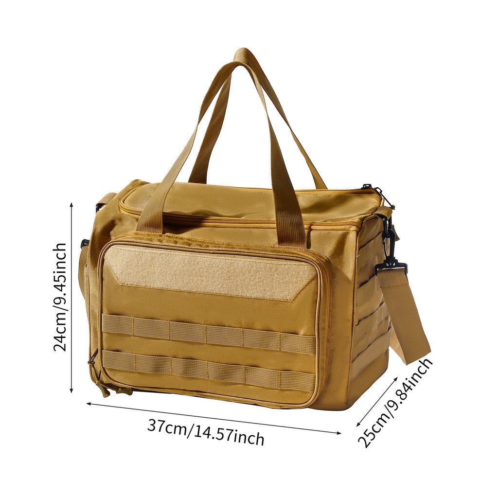 Gun Range Bag Outdoor Hunting Training Shooting Tactical Pistol Gun Case Hiking Camping Large Capacity Handbag